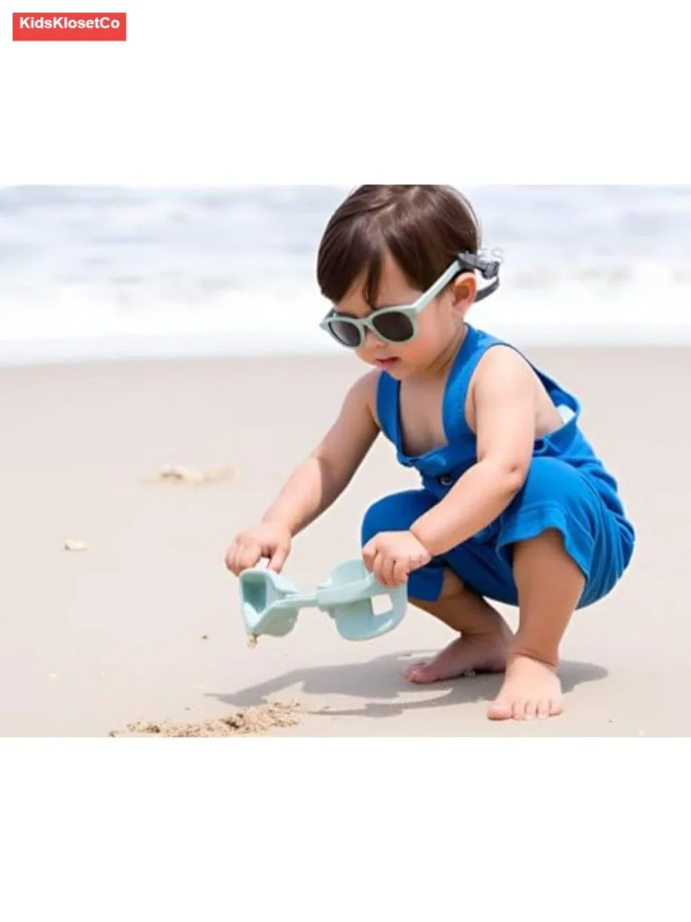Toddler Polarized Sunglasses with Flexible TPEE Frame and Strap